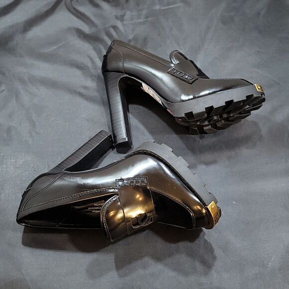 BRAND NEW KARL LAGERFELD PARIS VIRNA  HIGH HEEL PATENT LEATHER SHOE - Picture 10 of 15